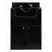 GABBIANO Hair Wash Unit with cabinet BARBER BB06 black